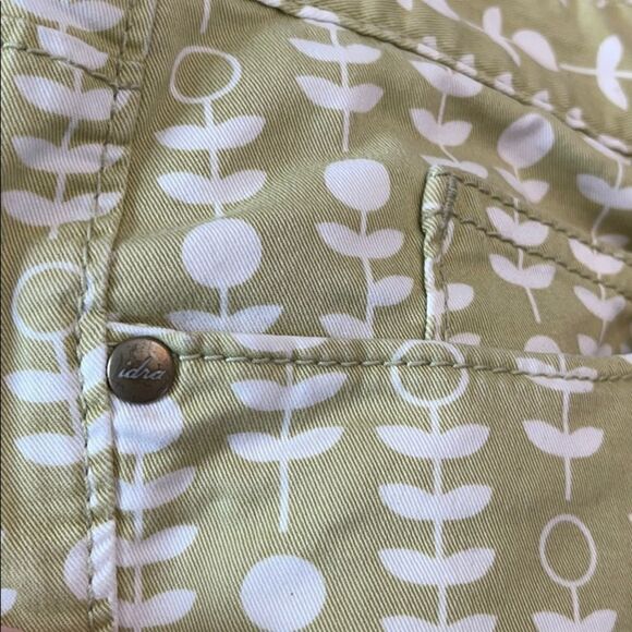 ANTHROPOLOGIE idra folkloric floral crop pants 6 - Picture 8 of 10